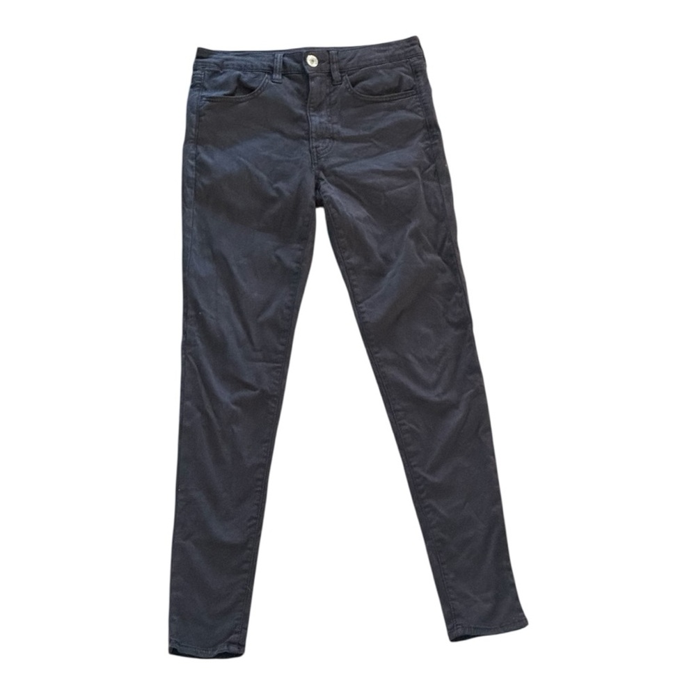 🦅 AEO Soft Jean-cut Black Skinny Pants Stretchy American Eagle